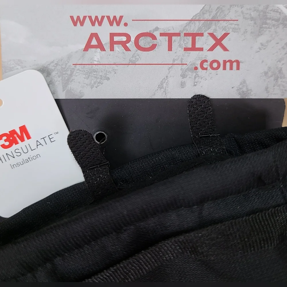 Arctix Blitz Size Medium Black 3M Thinsulate Winter Snow Ski Puffer Gloves NWT